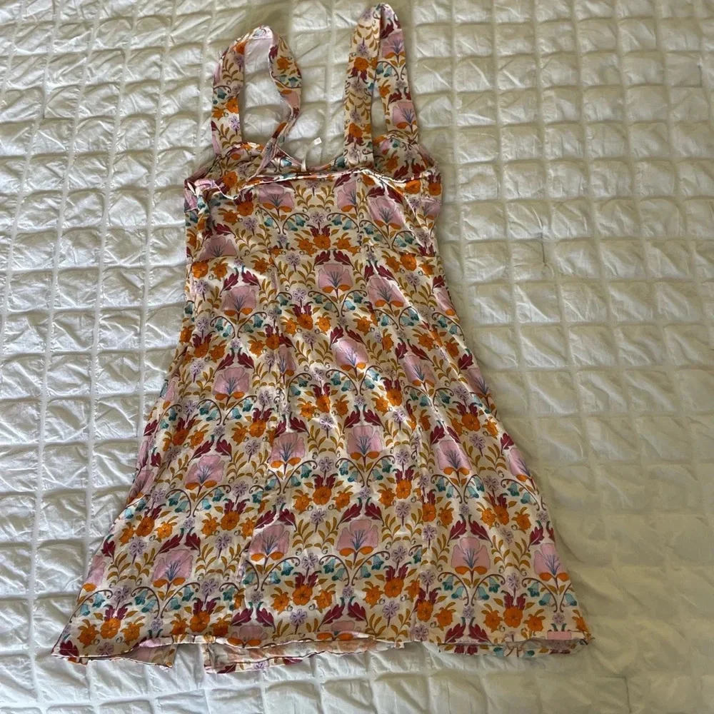 Free People Sasha floral mini dress
